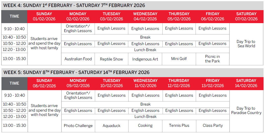 Browns 夏令營 黃金海岸校區