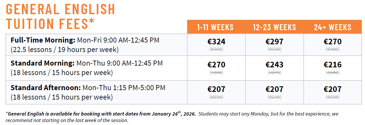 ILSC 愛爾蘭 2025年學費優惠至 20250930