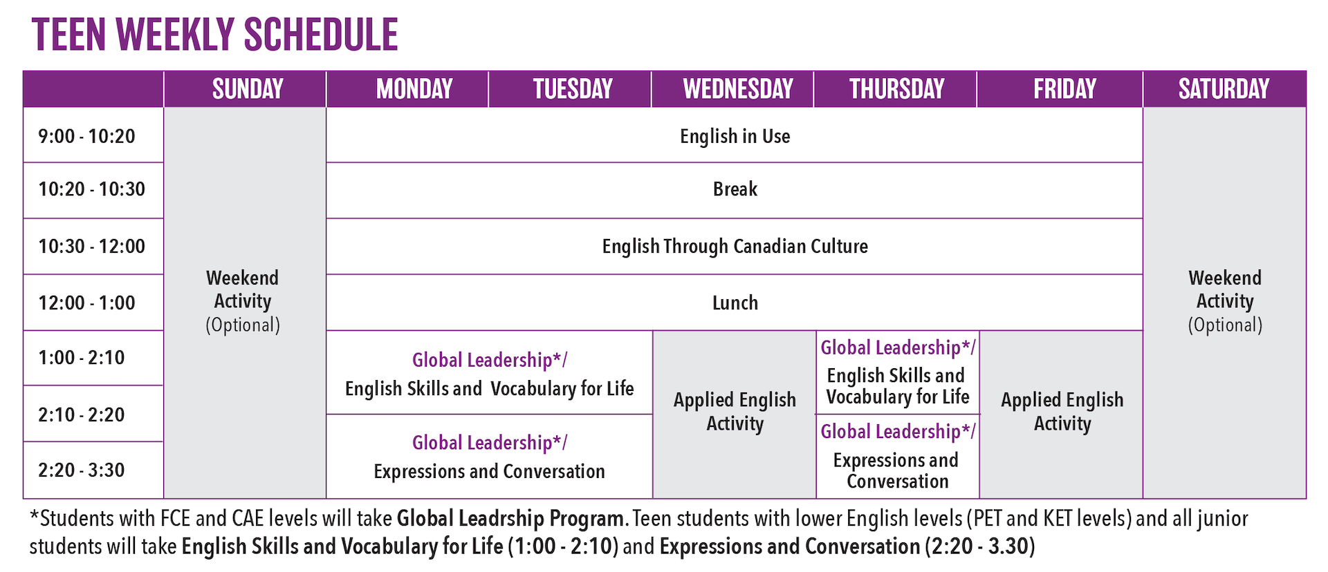 vgc winter camp schedule