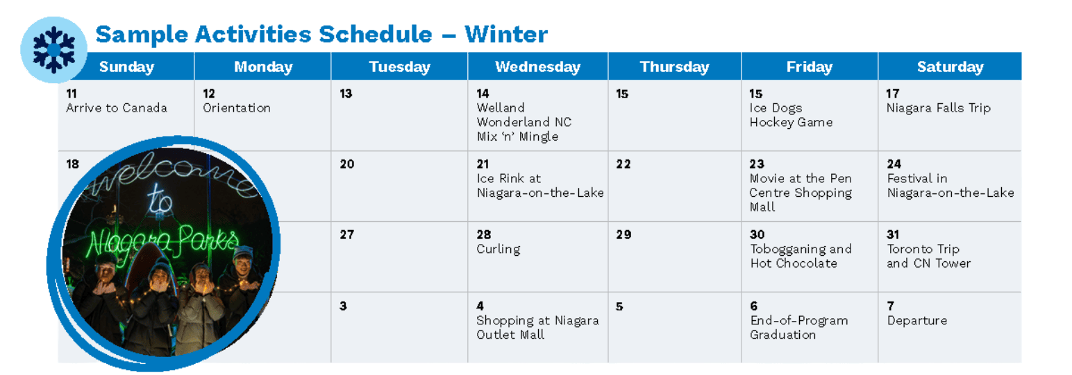 Niagara College English Language and Culture Program