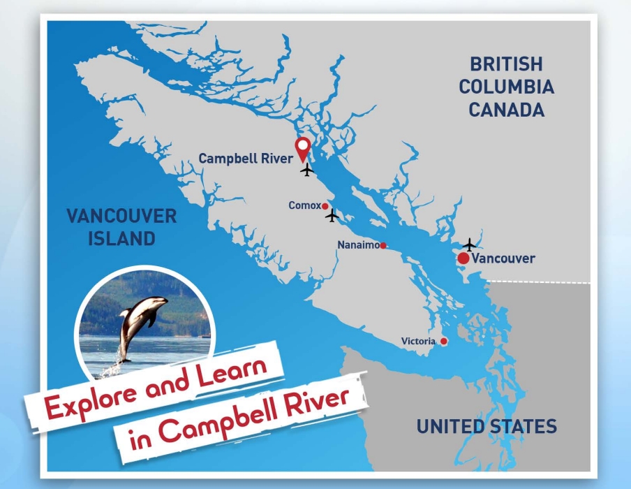 坎貝爾里弗教育學區 Campbell River School District location