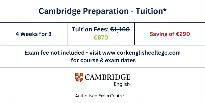 CEC Cork English College 2026 優惠