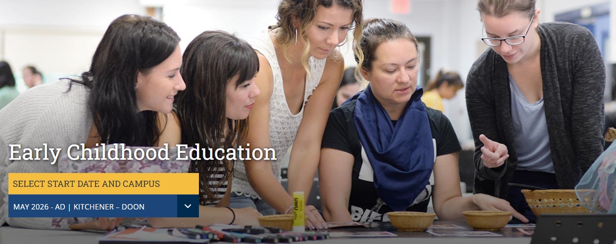 Conestoga College Early Childhood Education Diploma