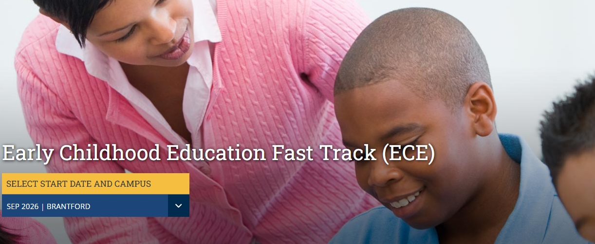 Conestoga College Early Childhood Education Fast Track
