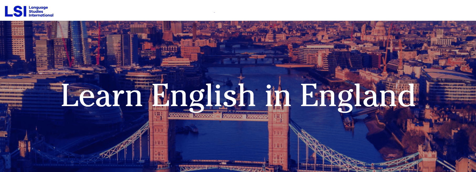 LSI UK 英國五大校區選擇，包含Brighton、Cambridge、London Central、London Hampstead、London UCL。