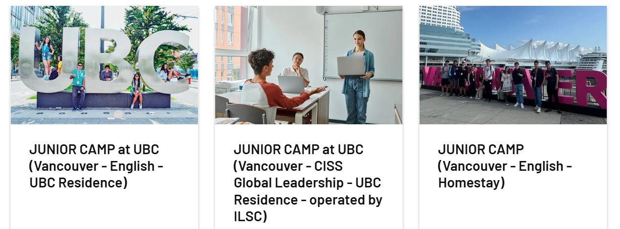 2027 年 ILSC 溫哥華夏令營